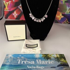 SOLD-Gucci multi Charm Neckace